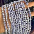 8mm star-shaped lavender chalcedony natural stone beads for DIY jewelry - 8mm (Approx. 55 Pieces/Strand) / Purple Agate Turquoise