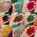 Selezione di cabochon a forma di cuore in pietra naturale da 4mm e 6mm per il fai-da-te - Multicolore