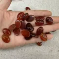 Hochwertige natürliche rote Achat Oval Cabochon lose Steine für DIY Ringe und Anhänger - 30*40mm / AB Roter Achat