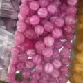 Natural pink stone pumpkin shaped loose beads for DIY handmade jewelry crafting SKU - 10mm / Light Rose Red