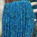 Natural blue Imperial Jasper round beads strands for DIY necklaces and bracelets making - Dark Blue