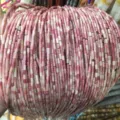 Close-up of 2x4mm pink natural stone tube beads with natural veining for DIY jewelry - Rhodonite (Tube) / 2*4mm (Approx. 38cm Strand)