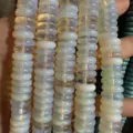 4x12mm white opalite rondelle spacer beads for DIY jewelry making - Opalite Spacer Strand / 8x3mm (Approx 58 Pcs/Strand)