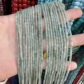 Perles en pierre naturelle verte 2x4mm pour la création de bijoux DIY - Aventurine Verte