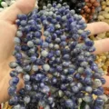 Perles en pierre de sodalite bleue naturelle en forme de goutte d'eau pour la création de bijoux - 6x9mm (44 Pièces/Fil) / Sodalite bleue
