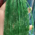 2x4mm green natural stone cylinder spacer beads for DIY jewelry making handmade crafts - Malaysian Jade (Tube) / 2*4mm (Approx. 38cm Strand)
