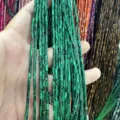 2x4mm green malachite pattern cylinder stone beads for handmade DIY jewelry crafts - Peacock Turquoise (Tube) / 2*4mm (Approx. 38cm Strand)
