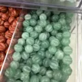 Green natural stone pumpkin-shaped loose beads for DIY necklace jewelry accessories - 10mm / Green Aventurine