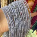 3mm light blue natural shell irregular loose beads strands for DIY jewelry making - 3mm (Approx. 39cm Per Strand) / Light Purple