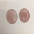 Pierre semi-précieuse rose naturelle cabochon ovale 30x40mm pour accessoires bijoux DIY - Ovale 30*40mm / Quartz rose