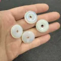 Handcrafted 20mm opalite natural stone donut beads for DIY jewelry making accessories - 10 Pieces/Pack / Opal