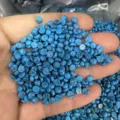 Flatback round blue synthetic turquoise cabochons for DIY ring and earring jewelry making - 4mm / Blue Turquoise