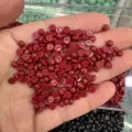 Round red agate stone flatback cabochons for DIY jewelry making and ring inlay - 4mm / Cinnabar Red Turquoise