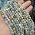 Perles en pierre naturelle à facettes de 6mm pour la création de bijoux DIY - Amazon / Env. 6mm (Env. 62 Pièces/Brin)