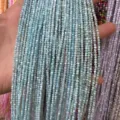 Strands of 2mm aquamarine blue round shell loose beads for DIY jewelry crafting - 2mm (Approx. 38mm Strand) / Sky Blue