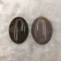 Cabochons ovales en pierre naturelle polie pour la création de bijoux DIY et artisanat - Ovale 30*40mm / Agate Indienne