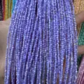 2mm lavender purple sea shell round loose beads for DIY jewelry making accessories - 2mm (Approx. 38mm Strand) / Lavender