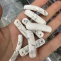 Naturweißer Howlith-Stein-Brückenstegverbinder für handgefertigte DIY-Schmuckarmbänder - Natürlicher Weißer Türkis