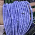 Natural lavender purple stone 4x6mm abacus beads for DIY jewelry making spacer strands - 4*6mm (Approx. 90 Pieces/Pack) / Purple Agate Turquoise