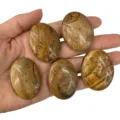 Cabochon en pierre naturelle oeil de tigre ovale poli 30x40mm pour la création de bijoux DIY - Ovale 30*40mm / Jaspe Paysage