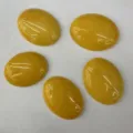 Cabochon ovale en pierre œil de tigre jaune naturelle pour bijoux DIY artisanat - Ovale 30*40mm / Topaze