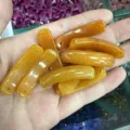 36x10mm orangefarbene Natursteinperlen für die kreative DIY-Schmuckherstellung - Gelber Aventurin