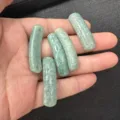36x10mm natürliche grüne Jade Brückenperlen für DIY Schmuck und Armband Zubehör - Amazonit