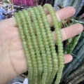 High quality 4x6mm light green natural stone abacus spacer beads for DIY jewelry making crafts - 4*6mm (Approx. 90 Pcs/Strand) / Water Green