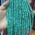 6mm turquoise green faceted natural stone cube beads for DIY jewelry making crafts - 6mm (Approx 65 Pieces/Pack) / Turquoise