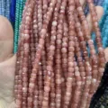 6mm faceted orange natural stone cube beads for DIY jewelry making and craft design - 6mm (Approx 65 Pieces/Pack) / Enhanced Sunstone