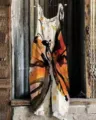 Summer women cotton linen printed sleeveless jumpsuit casual overall beach pants comfortable wear. - S / Top And Bottom / Style 030
