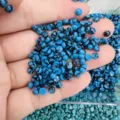 Pietre cabochon turchesi tonde da 12 mm a fondo piatto per creazione gioielli - 20*6mm / Turchese Blu Reale