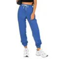 Women's High Waisted Drawstring Joggers Casual Solid Color Athletic Sweatpants - S / Lake Blue