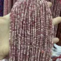 Natural pink faceted stone beads for DIY jewelry making, 2-4mm small beads necklace parts - Natural Rhodochrosite Round Beads / 2mm Faceted (Approx. 170 Beads/Strand)