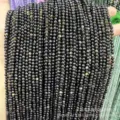 Faceted golden sheen obsidian natural stone beads for DIY necklace and bracelet jewelry making - 2mm Faceted Round Beads (Approx. 170 Pieces/Pack) / Natural Golden Sheen Obsidian