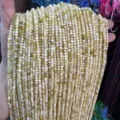 Faceted natural yellow stone beads strands for DIY necklaces and jewelry accessories - Natural Yellow Opal / 2mm Faceted Round Beads (Approx. 170 Pieces Per Strand)