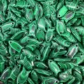 Grüne Fischperlen aus Malachit-Imitat für DIY-Schmuckherstellung und Anhänger Zubehör - 10 Stück/Packung (22x12x6mm) / Malachit-Stein