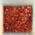 5x7mm tropfenförmige rote Tigerauge Naturstein Cabochons für DIY Schmuckherstellung - 5X7mm / Dunkelorange