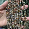 Cuentas de piedra natural de 3-5mm multicolor para hacer pulseras y collares de bricolaje - 3*5mm (Aprox. 80cm Tira) / Ágata de Alashan
