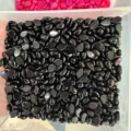 Lose 5x7mm schwarze birnenförmige Cabochon-Steine für DIY-Schmuck und Ohrringe - 5X7mm / Obsidian