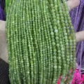 Faceted natural green gemstone beads strands for DIY jewelry making accessories - Optimized Southern Jade Round Beads / 4mm Faceted (Approx. 90 Beads/Strand)