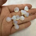 12mm iridescent lotus pod shaped synthetic opal beads for DIY jewelry making projects - Small Lotus Pod / 12mm / Opal