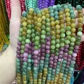 8mm colorful natural stone round beads strand for DIY jewelry making - 8mm (Approx. 47 Beads Per Strand) / Mixed Colors