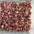 Großpackung rosa Tropfen Naturstein Cabochons für DIY Schmuckherstellung 6x8mm - Rhodochrosit