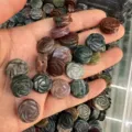 14mm Natursteinperlen in Rosenform für die DIY-Schmuckherstellung und Zubehör - Rosenstil (0001) / 14mm / Indischer Achat