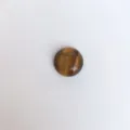 Runder Cabochon aus natürlichem Tigerauge-Edelstein für DIY-Schmuckherstellung - 10mm / Tigerauge
