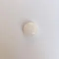 Polierter weißer Naturstein halbrund kreisförmig Cabochon für DIY Schmuckherstellung Zubehör - 6mm / Weiß Kristall