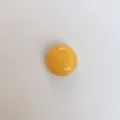 Gelber Naturachat-Stein Cabochon für Schmuckherstellung - 6mm / Topas