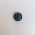 Blauer und schwarzer marmorierter Naturstein-Cabochon für DIY-Schmuckherstellung - 6mm / Blauer Achat