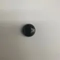 Schwarzer gemaserter Achat Naturstein Cabochon für DIY Schmuckherstellung - 6mm / Schwarz Linien Howlith
